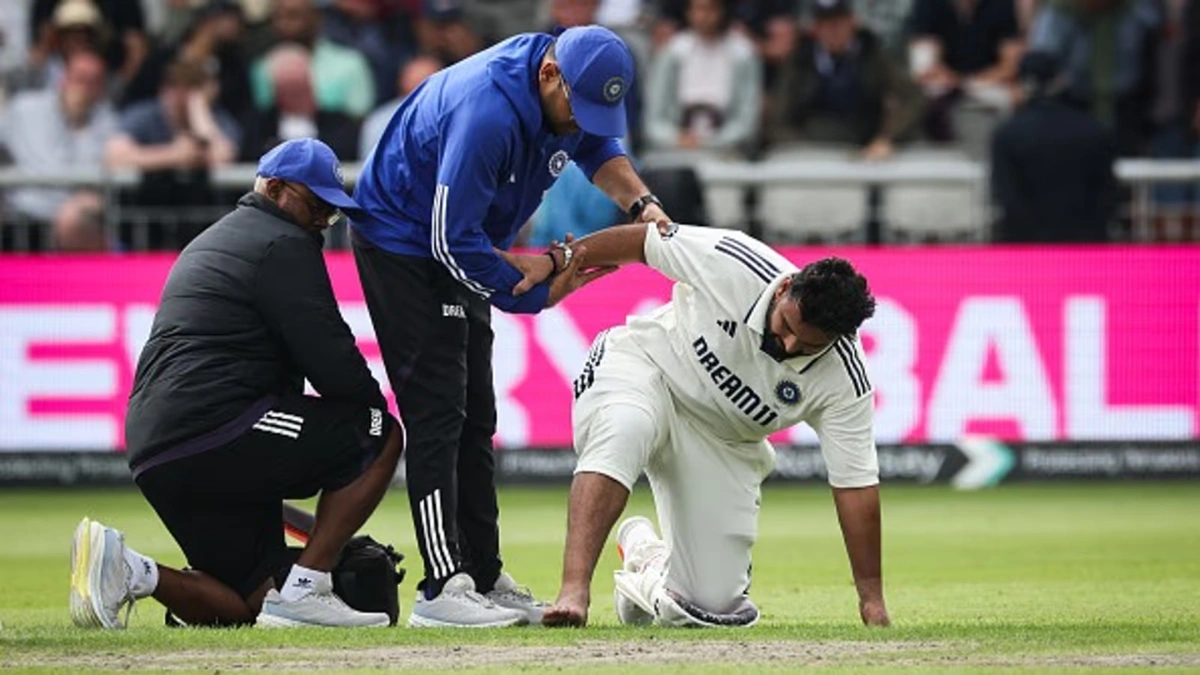 Rishabh Pant Injury Update After nasty blow on the foot on Day 1 of Fourth Test in India vs England Match Update of Rishabh Pant Injury