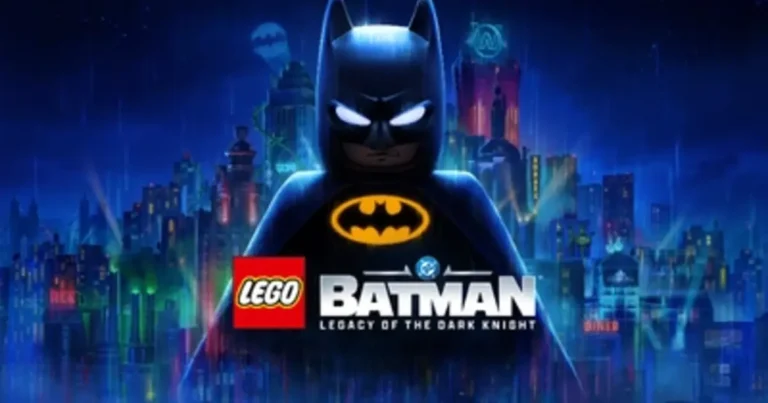LEGO Batman Legacy of the Dark Knight featured trailer image with Gotham skyline.