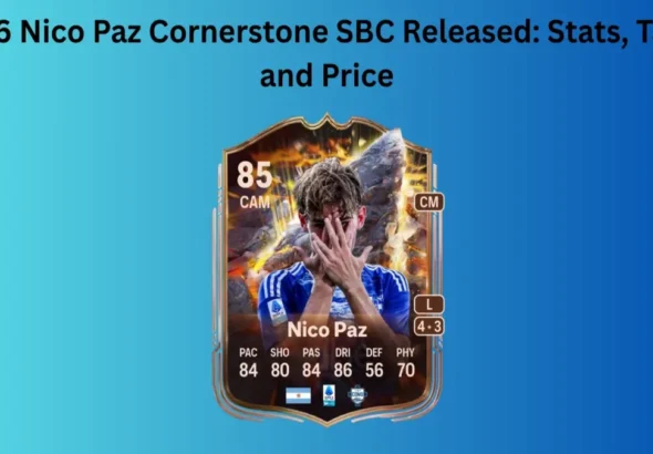 EA FC 26 Nico Paz SBC Solution
