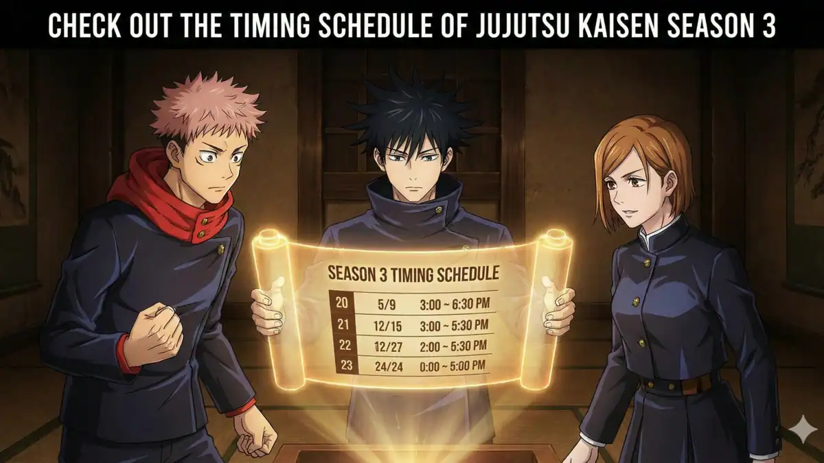 Jujutsu Kaisen Season 3 Release Timing In india and US