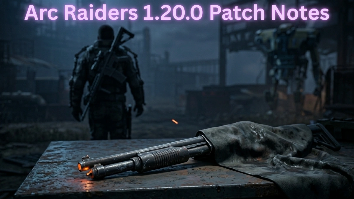 Discarded Il Toro shotgun on a workbench in Arc Raiders Patch 1.20.0.