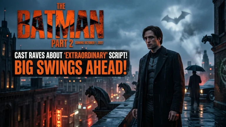 Batman Part 2: Pattison says it extraordinary