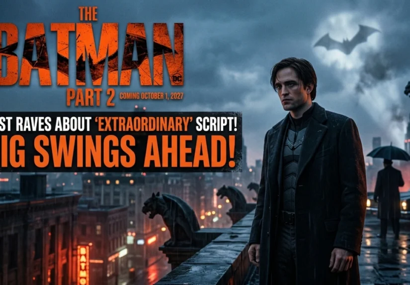 Batman Part 2: Pattison says it extraordinary