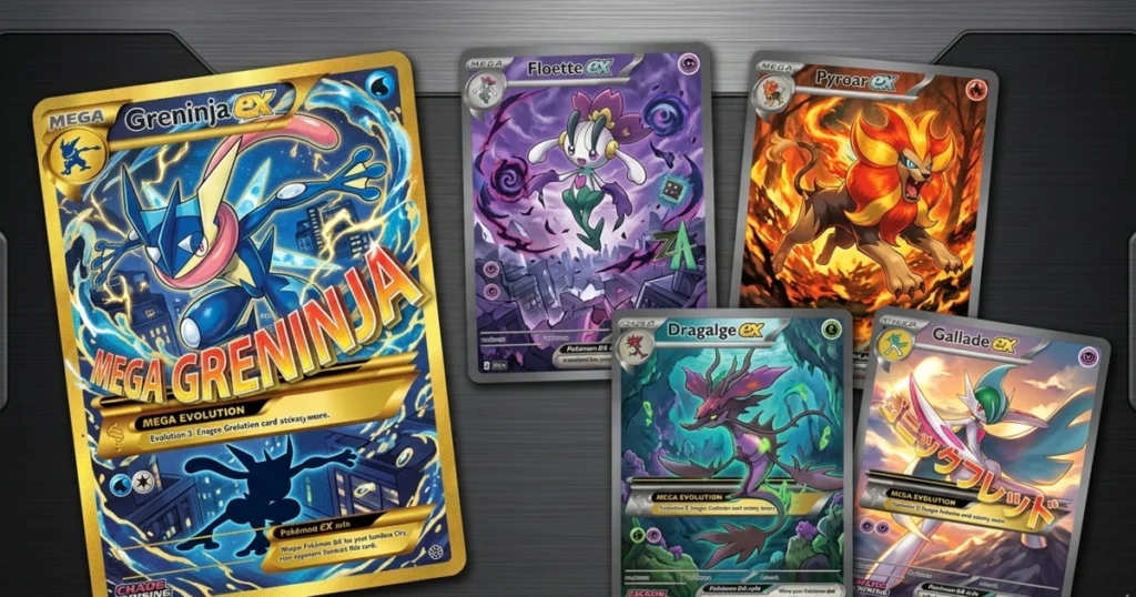 Pokemon TCG Mega Evolution Chaos Rising Cards