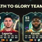 FC 26 Path to Glory Team 2 Laporte and Kessié cards