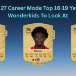 EA FC 27 Career Mode wonderkids: Lennart Karl, Jorthy Mokio, and Rio Ngumoha player cards