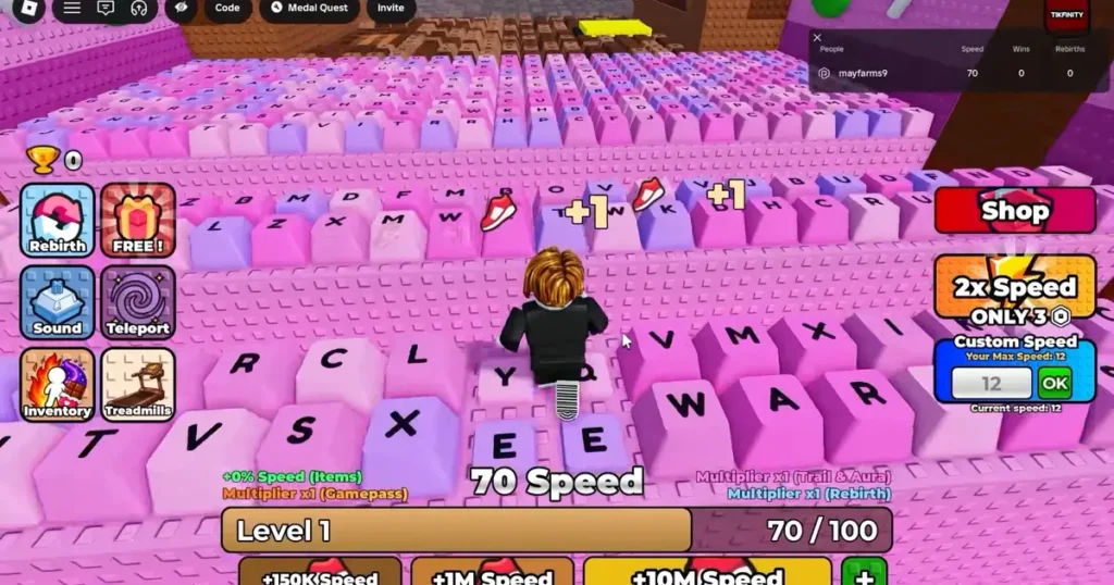 World 3 in Speed Keyboard Escape