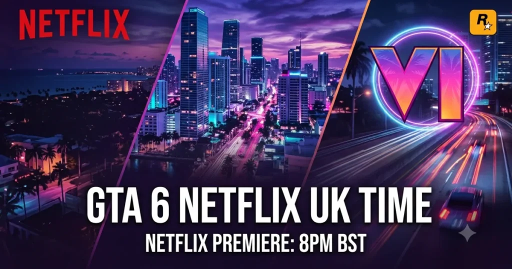 GTA 6 Netflix UK Time Release Date