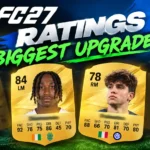 FC 27 biggest player upgrades and ratings