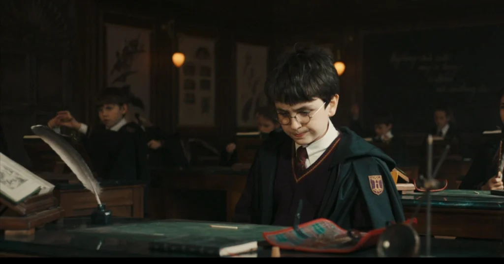 Image showing Harry in the Harry Potter Series doing magic