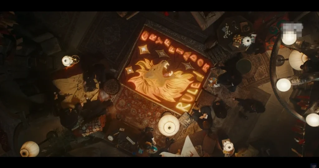 Bluebell Flames on Gryffindor Rule Banner