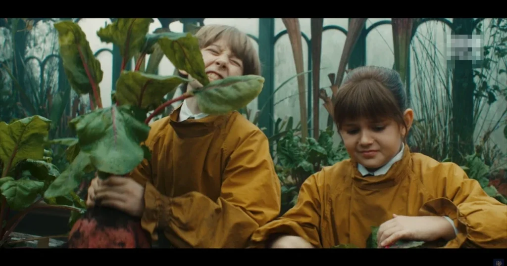 Harry Potter in Herbology class in new HBO HP movie
