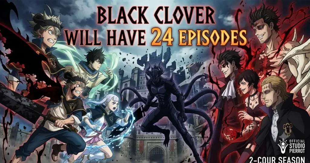 Will Black Clover Season 2 Have 24 Episodes? Exact Chapter & Arc Breakdown